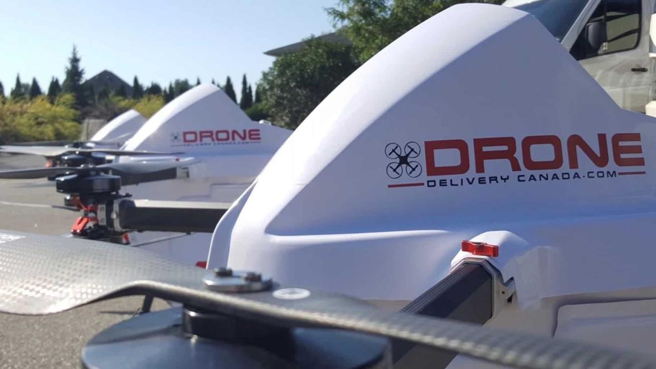 Drone delivery canada stock